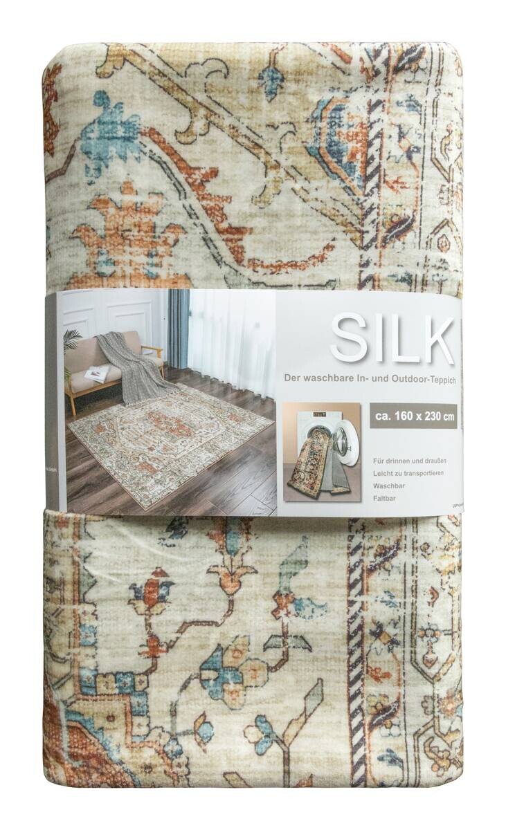 Teppich Silk beige B/L: ca. 120x160 cm