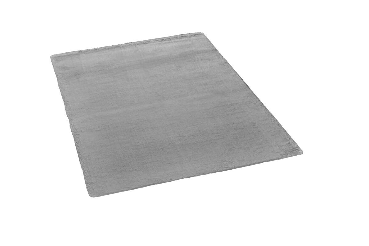 Fellimitat Bunny Deluxe grau B/L: ca. 80x150 cm