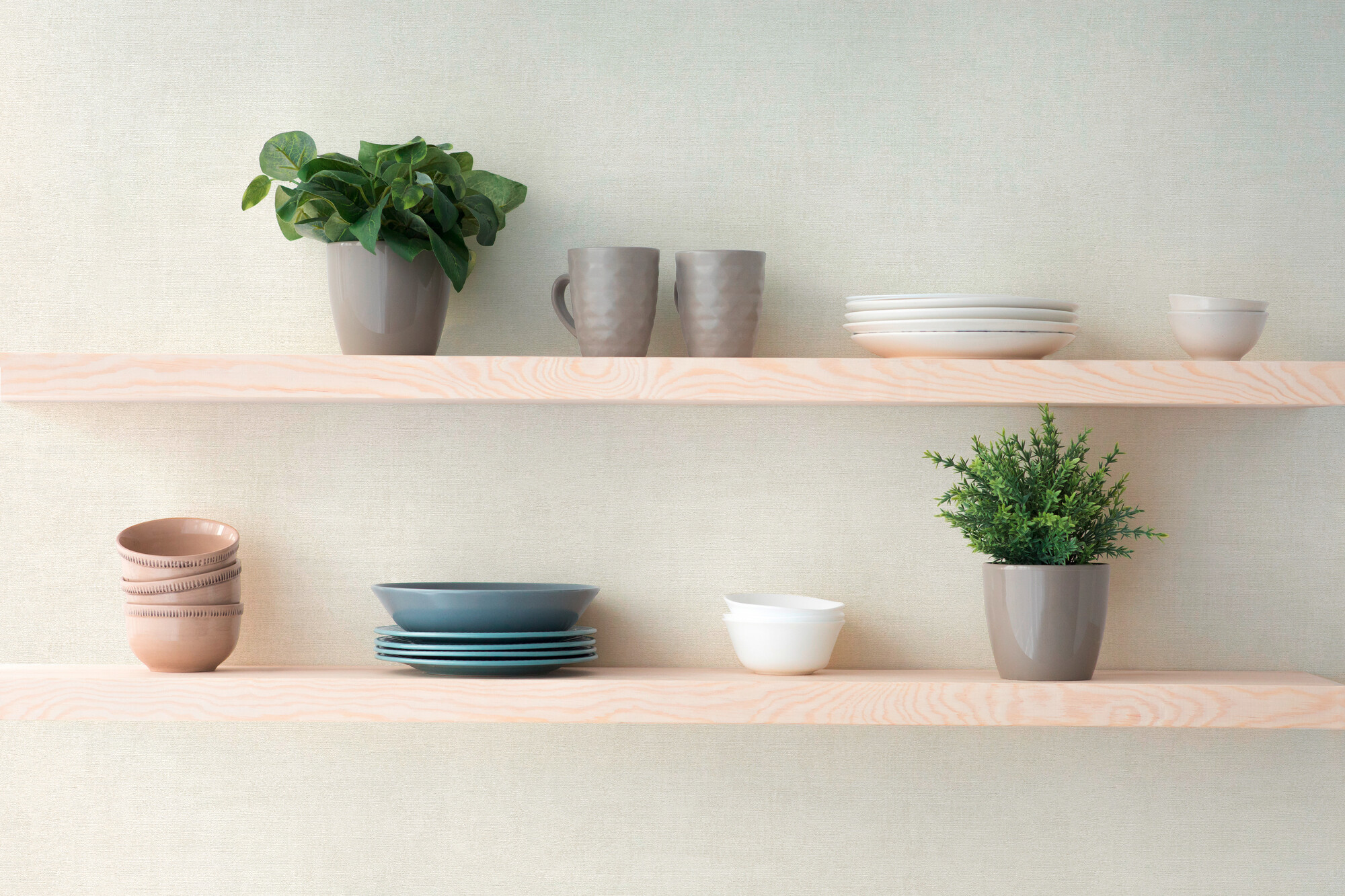 A.S.Creation Vliestapete creme weiß B/H/D: ca. 53x1005x8,3 cm