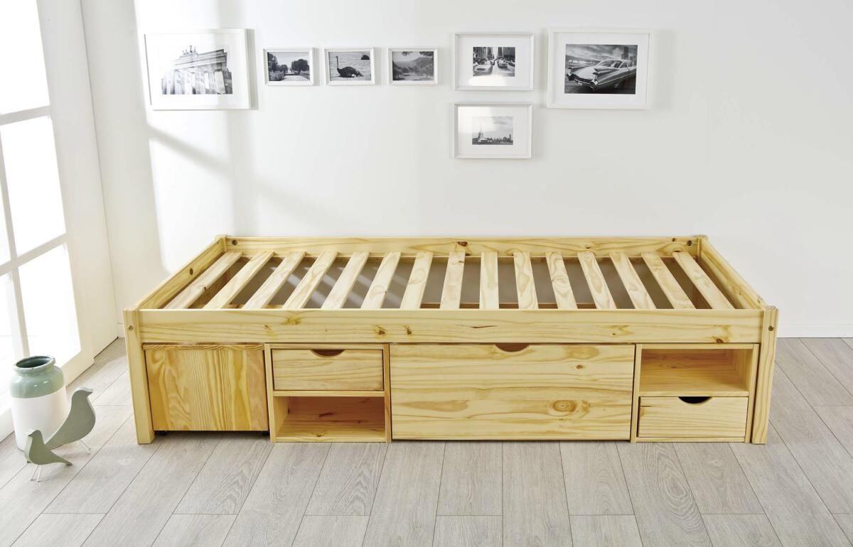 Funktionsbett Claas natur Liegefläche B/L: ca. 90x200 cm