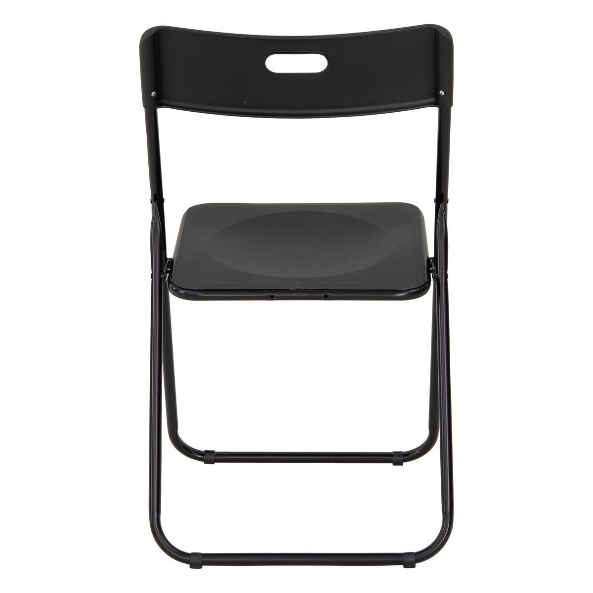 Klappstuhl Viva schwarz Kunststoff B/H/T: ca. 48,5x80x46 cm