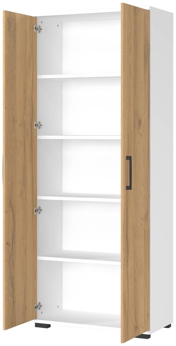 Aktenschrank 4250-559 Eiche Grand-Son Nachbildung weiß B/H/T: ca. 80x200x40 cm