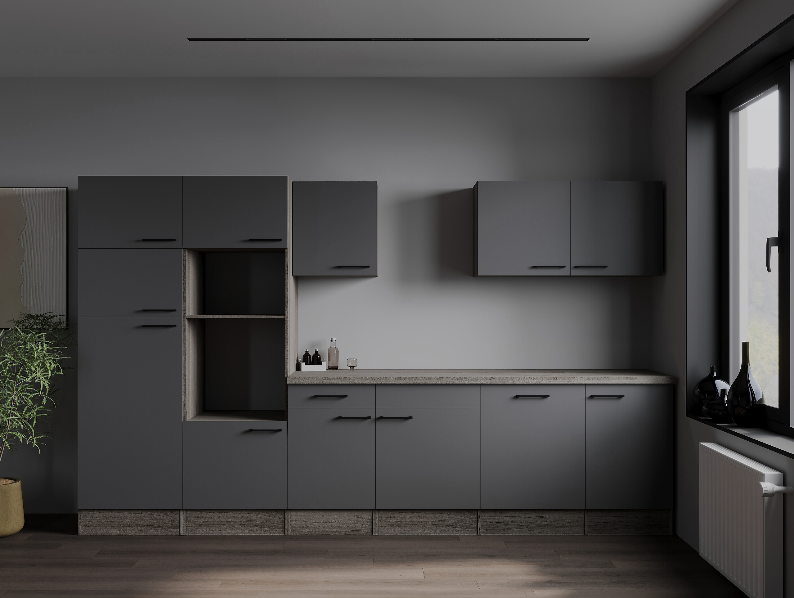 Küchenblock Oliver B/H/T: ca. 340x205x60 cm