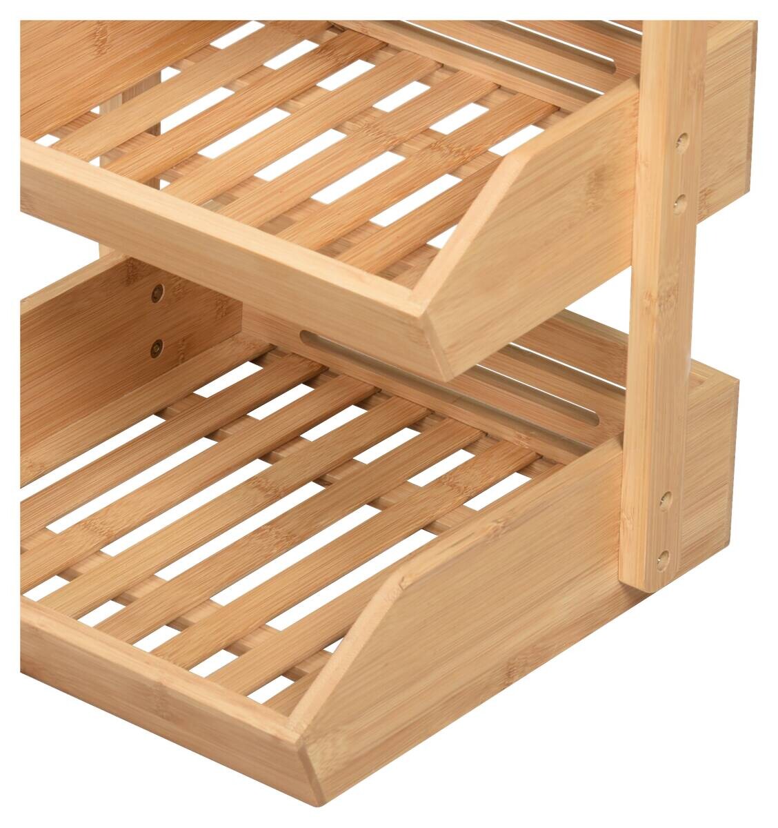 POCOline Etagere natur Bambus B/H/L: ca. 35x20x37,5 cm