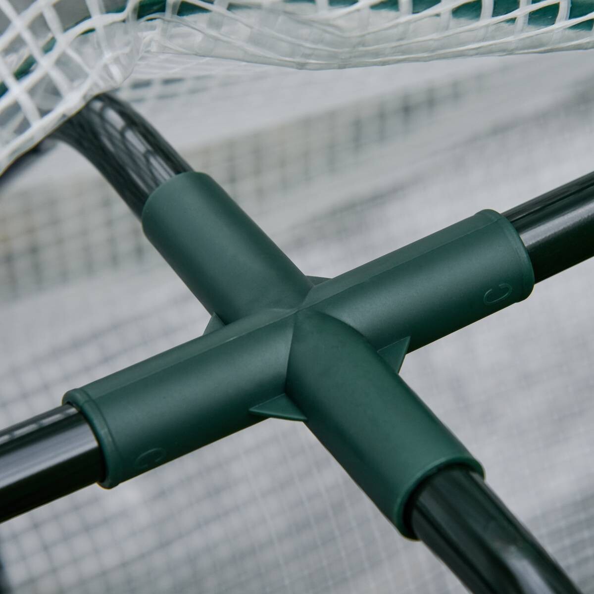 Outsunny Hochbeet natur Holz B/H/L: ca. 55x117x121 cm