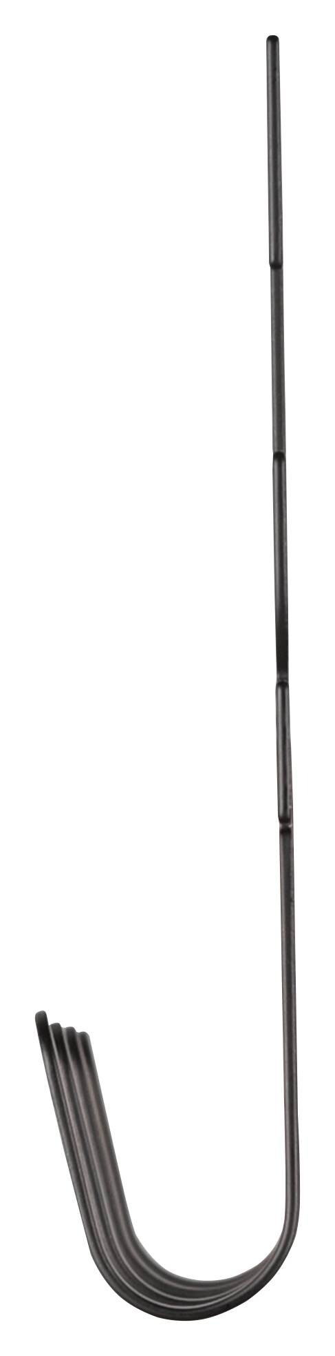 Garderobenleiste Nicole schwarz Metall B/H/T: ca. 25x13x5 cm