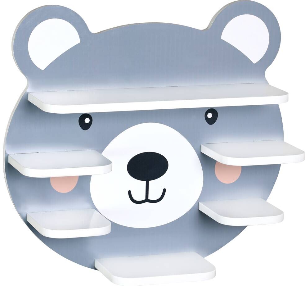 Kesper Wandregal grau B/H/L: ca. 12x42x45 cm