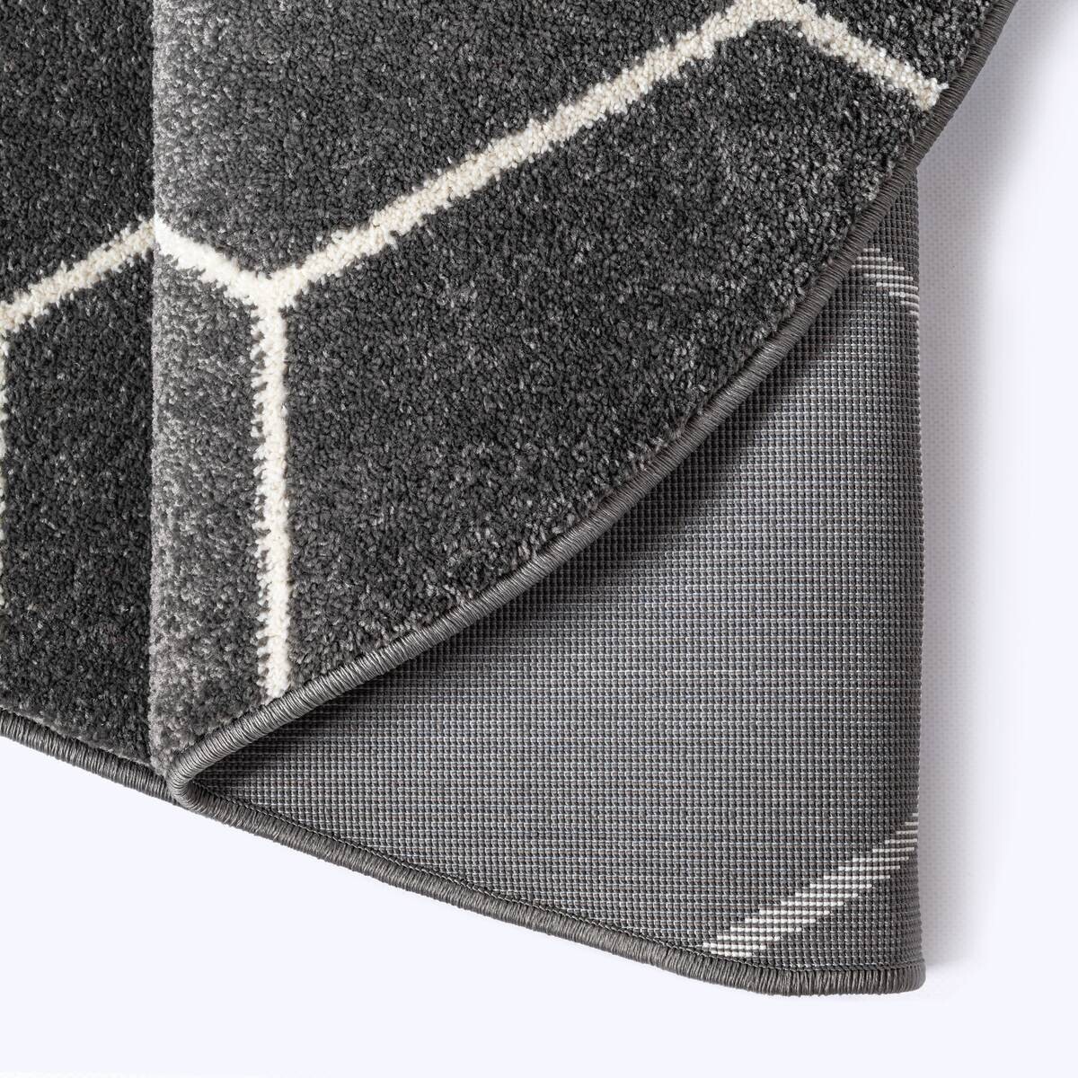 Sanat Teppich Trellis anthrazit B/L: ca. 150x150 cm