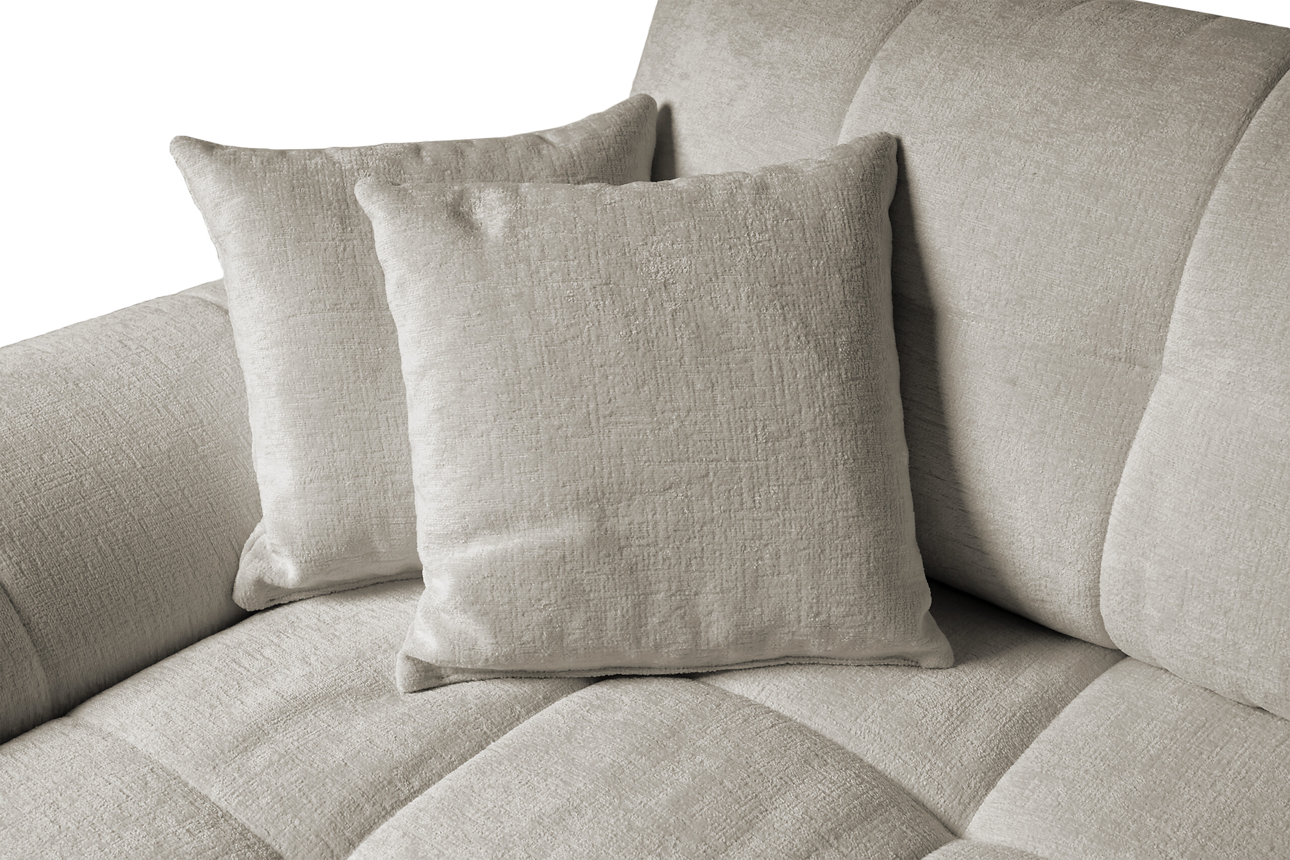 Big Sofa Tema graubraun Microfaser B/H/T: ca. 144x70x183 cm