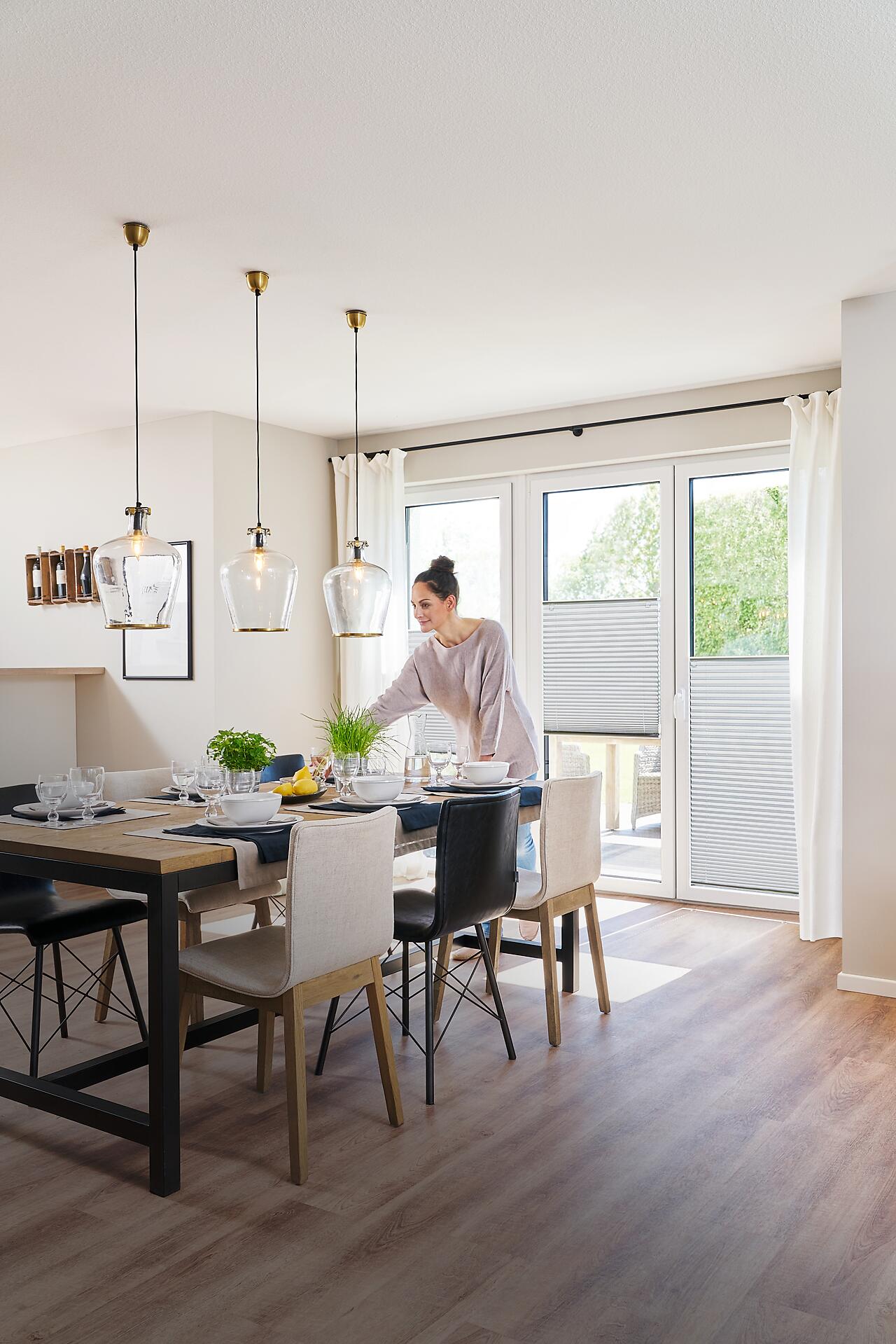 LICHTBLICK Spannplissee grau B/L: ca. 70x130 cm