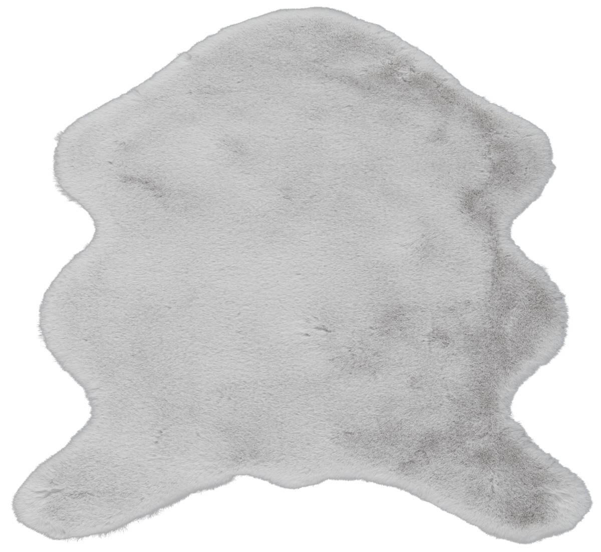 Fellimitat Mats silber B/L: ca. 60x90 cm