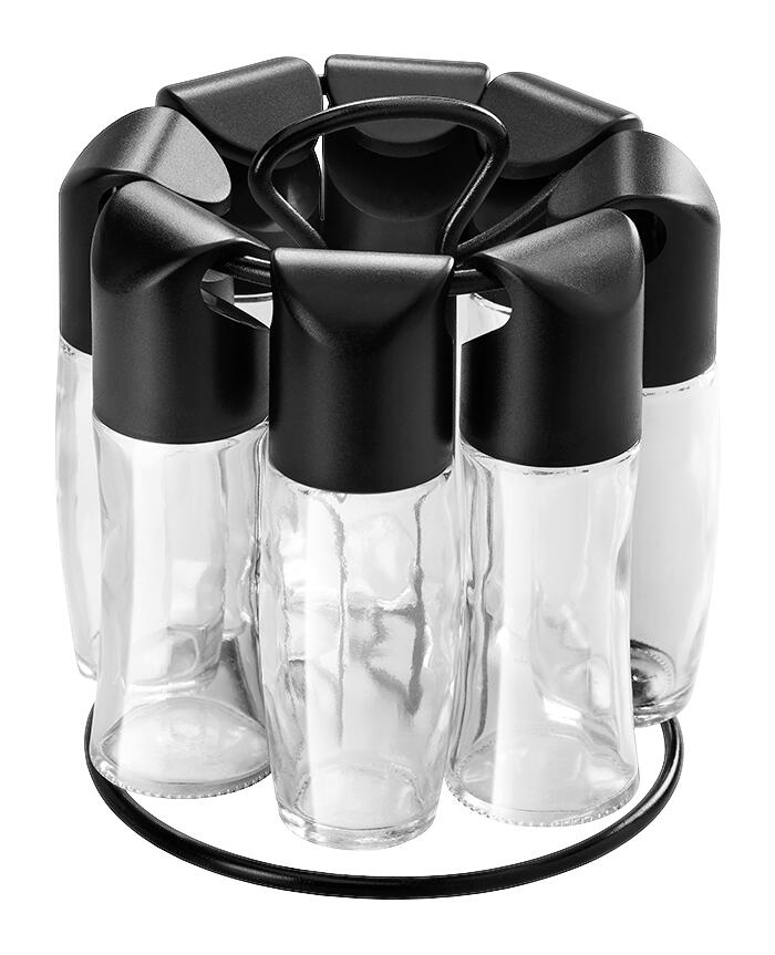 Metaltex Gewürzkarussell transparent Glas