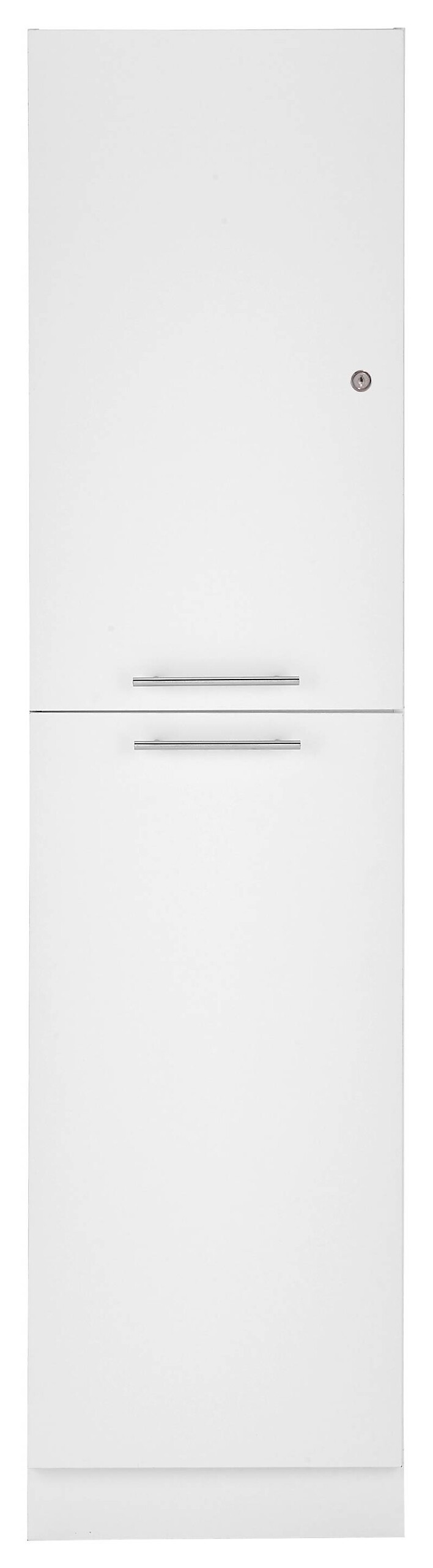 Respekta Hochschrank Clara weiß matt B/H/T: ca. 50x200x67,6 cm