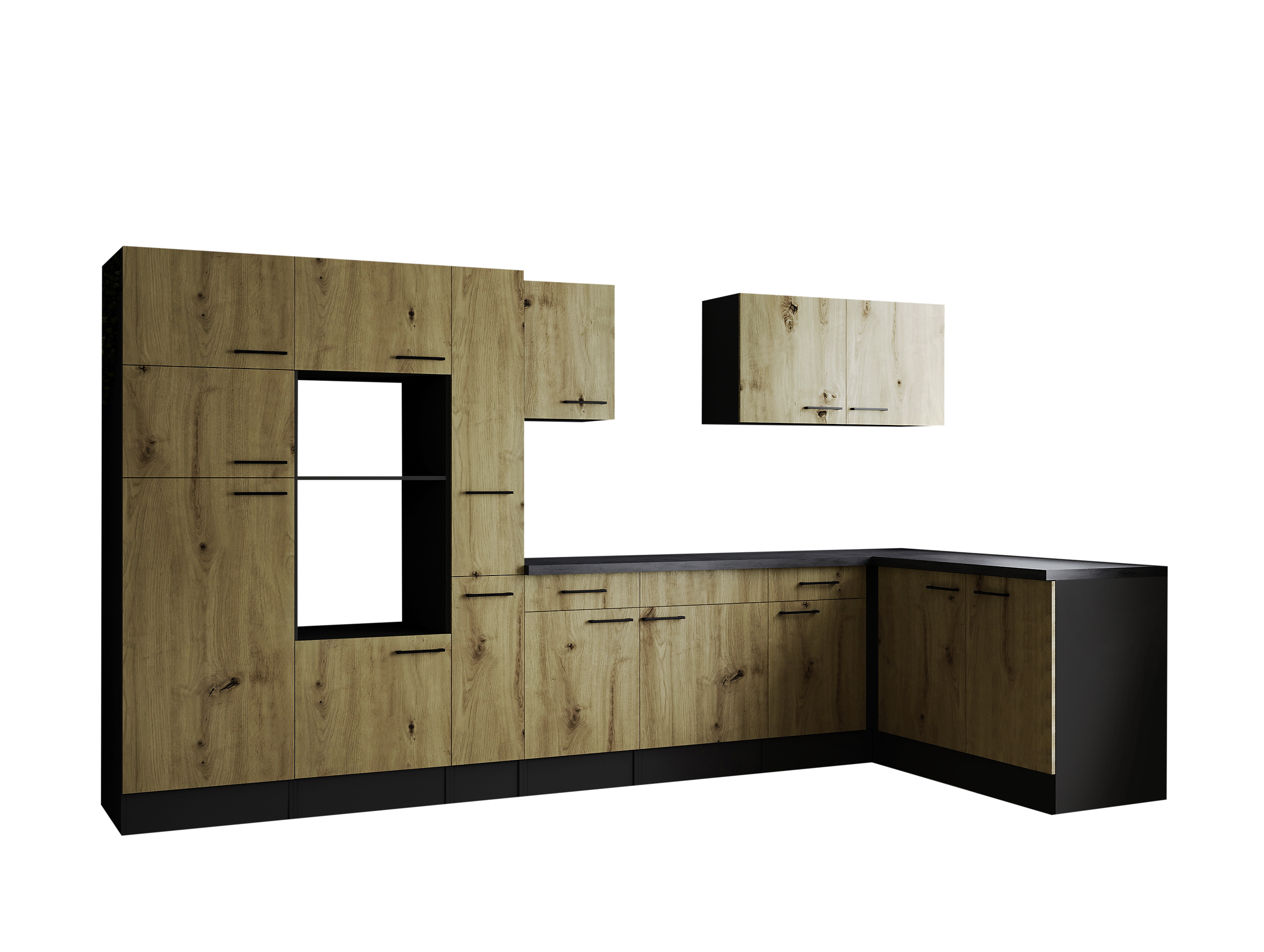 Winkelküche Oliver B/H/T: ca. 370x205x172 cm