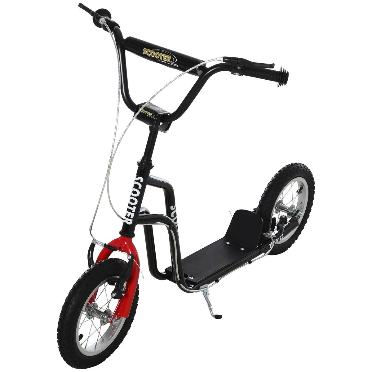 HOMCOM Kinderroller schwarz