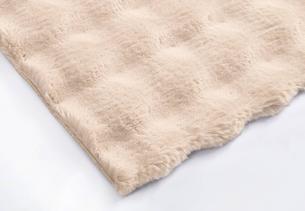 Fellimitat Big Bubble sand B/L: ca. 160x230 cm