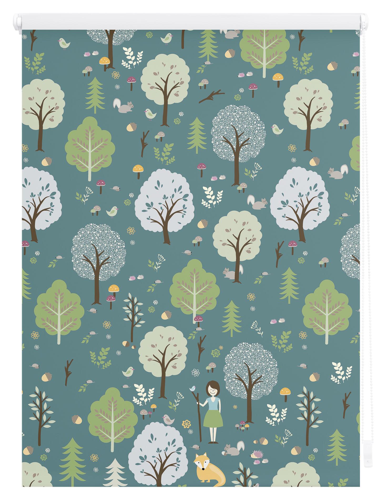 LICHTBLICK Verdunkelungsrollo Leni grün B/L: ca. 100x150 cm