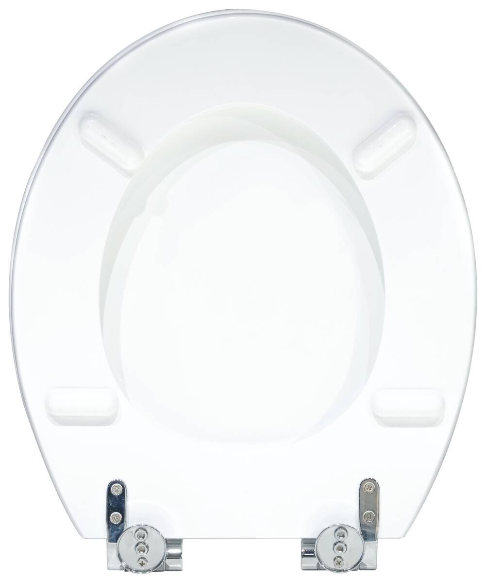 POCOline WC-Sitz Shiny schwarz schwarz MDF