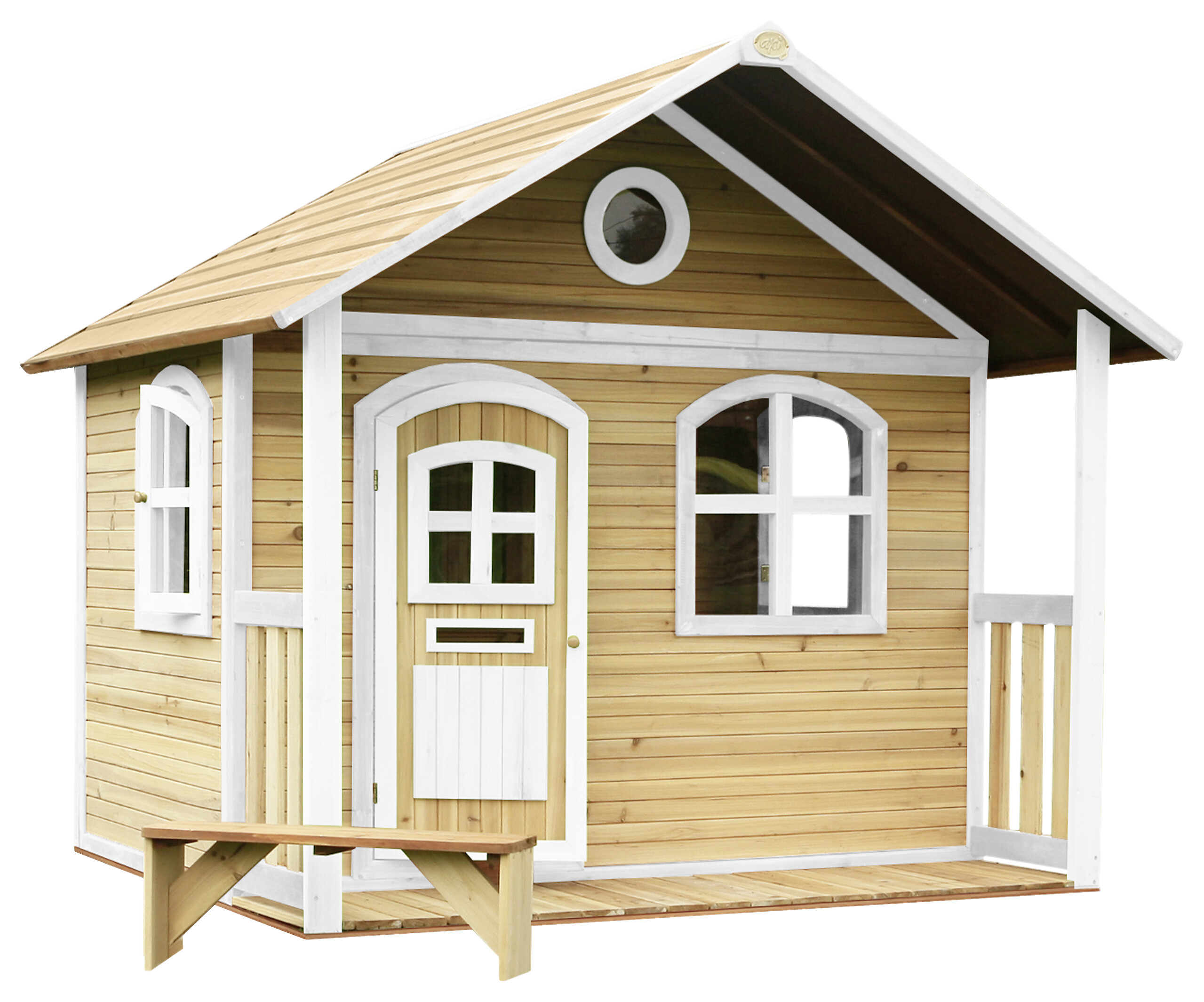 AXI Spielhaus Milan braun B/H/L: ca. 202x180x191 cm