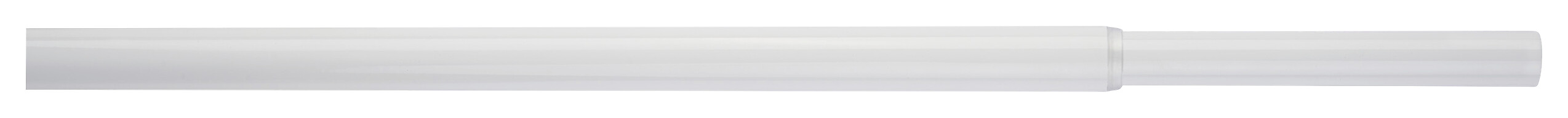 ondeco Stilgarnitur Rohr weiß Metall L: ca. 210 cm ausziehbar von ca. 120 bis 210 cm 1.0 Läufe