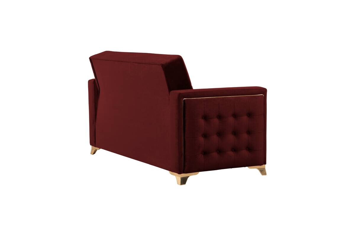 Sofa 3-2-1 Cavana bordeaux Microfaser