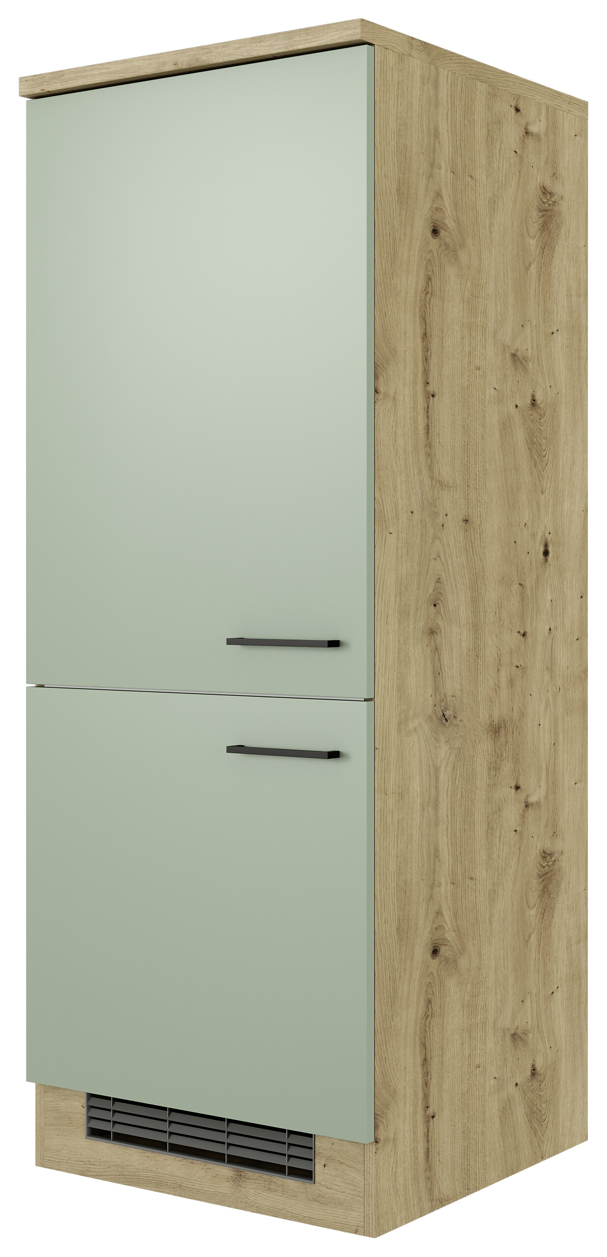 Kühlumbauschrank Cara grün B/H/T: ca. 60x161x60 cm