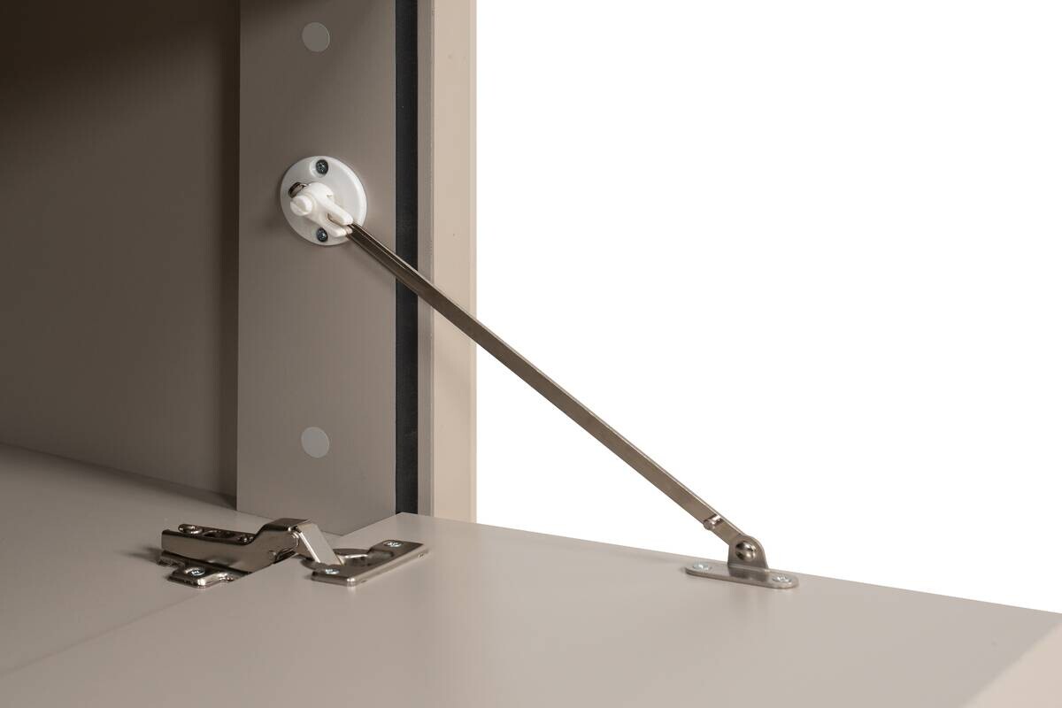 Lowboard Arona sand schwarz B/H/T: ca. 175x50x38 cm