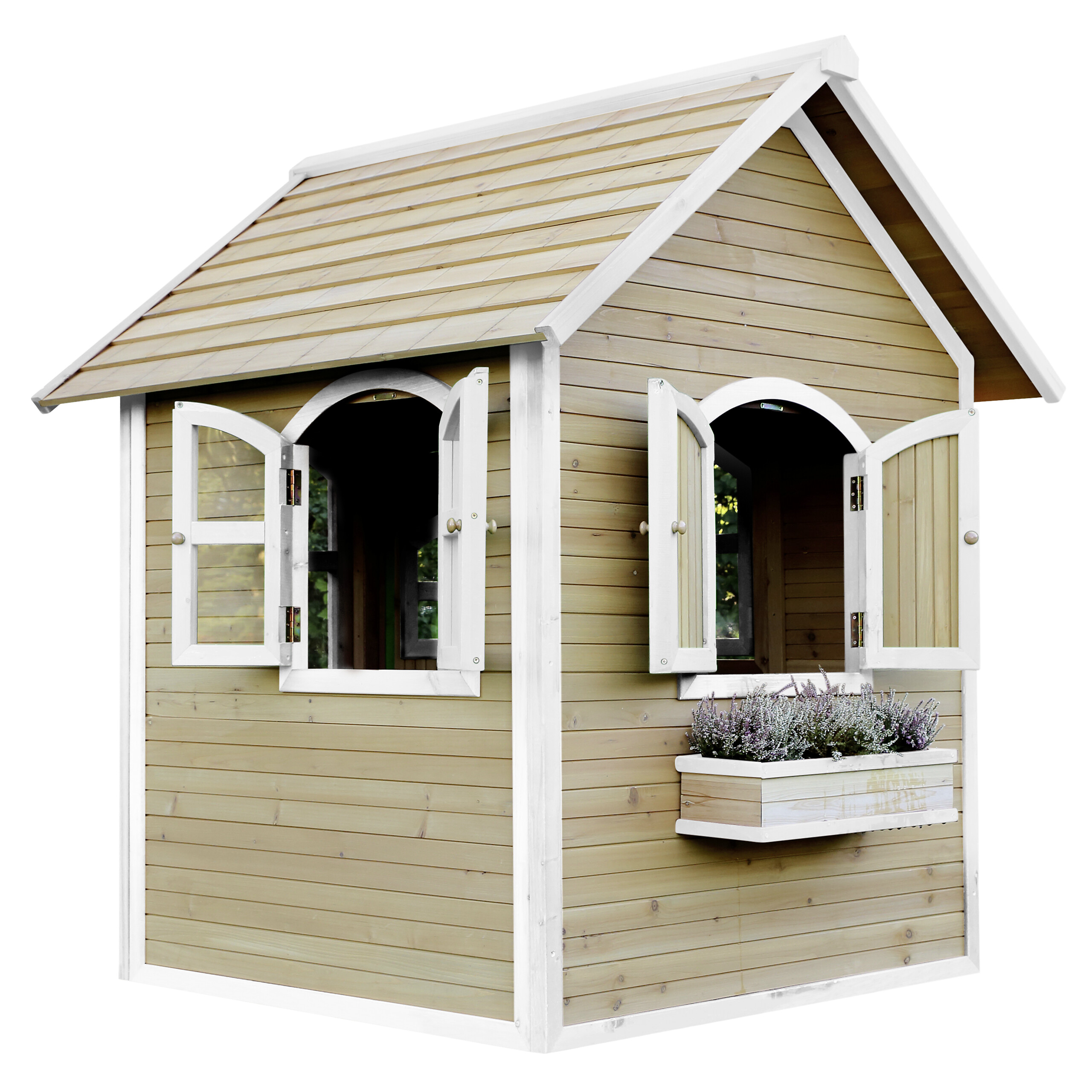 AXI Spielhaus Julia weiß B/H/L: ca. 137x175x151 cm