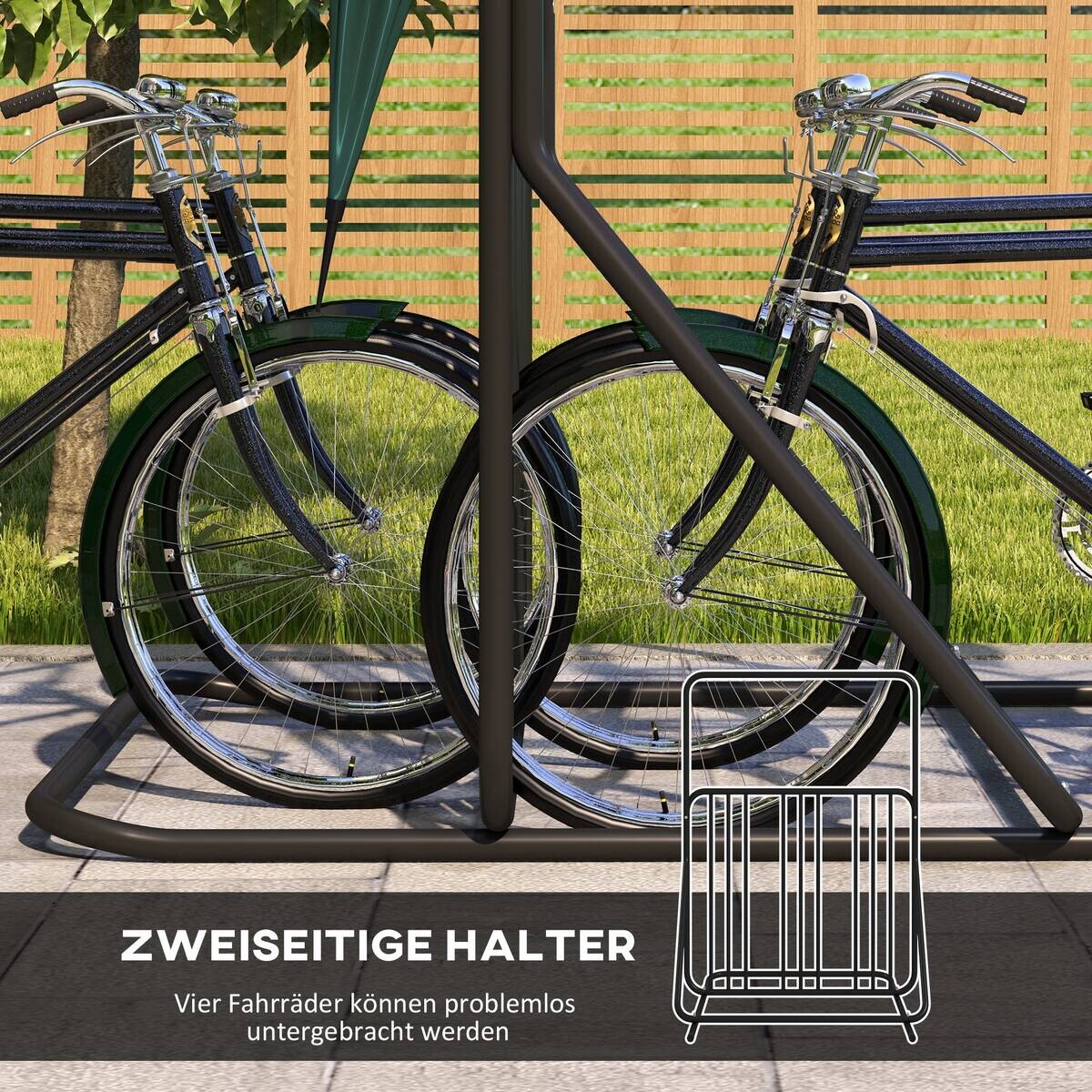 DURHAND Fahrrad-Zubehör schwarz schwarz B/H/L: ca. 92x102x130 cm