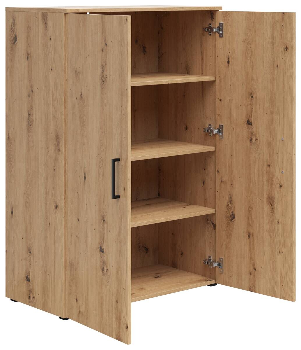 Kommode Multi-Stauraum Typ 31 Eiche Artisan Nachbildung B/H/T: ca. 80x115x40 cm