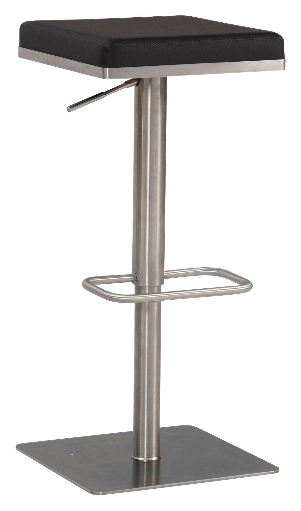 Barhocker schwarz B/H/T: ca. 37x82x37 cm