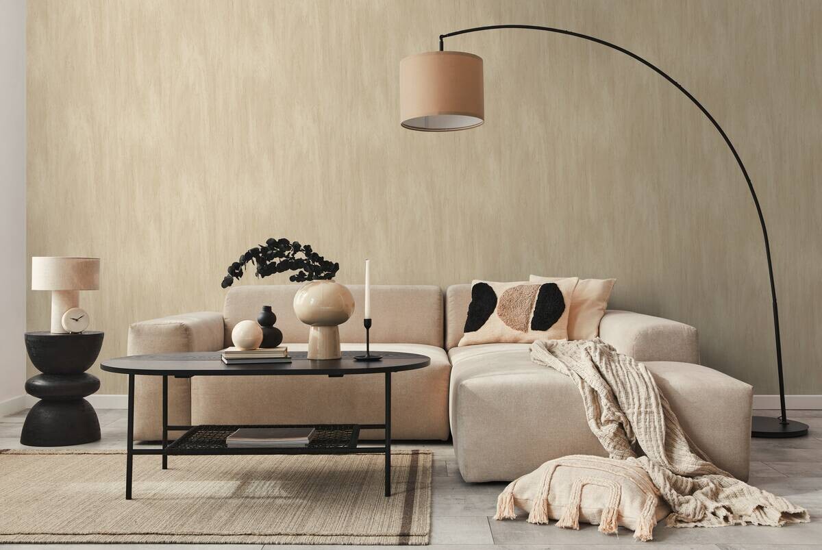 A.S.Creation Vliestapete beige B/H/D: ca. 53x1005x8,3 cm