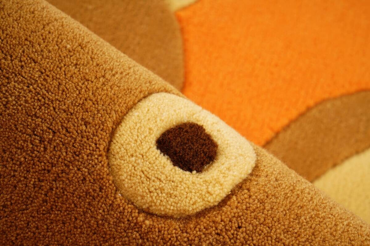 Arte Espina Kurzflorteppich Joy 295 orange B/L: ca. 130x130 cm