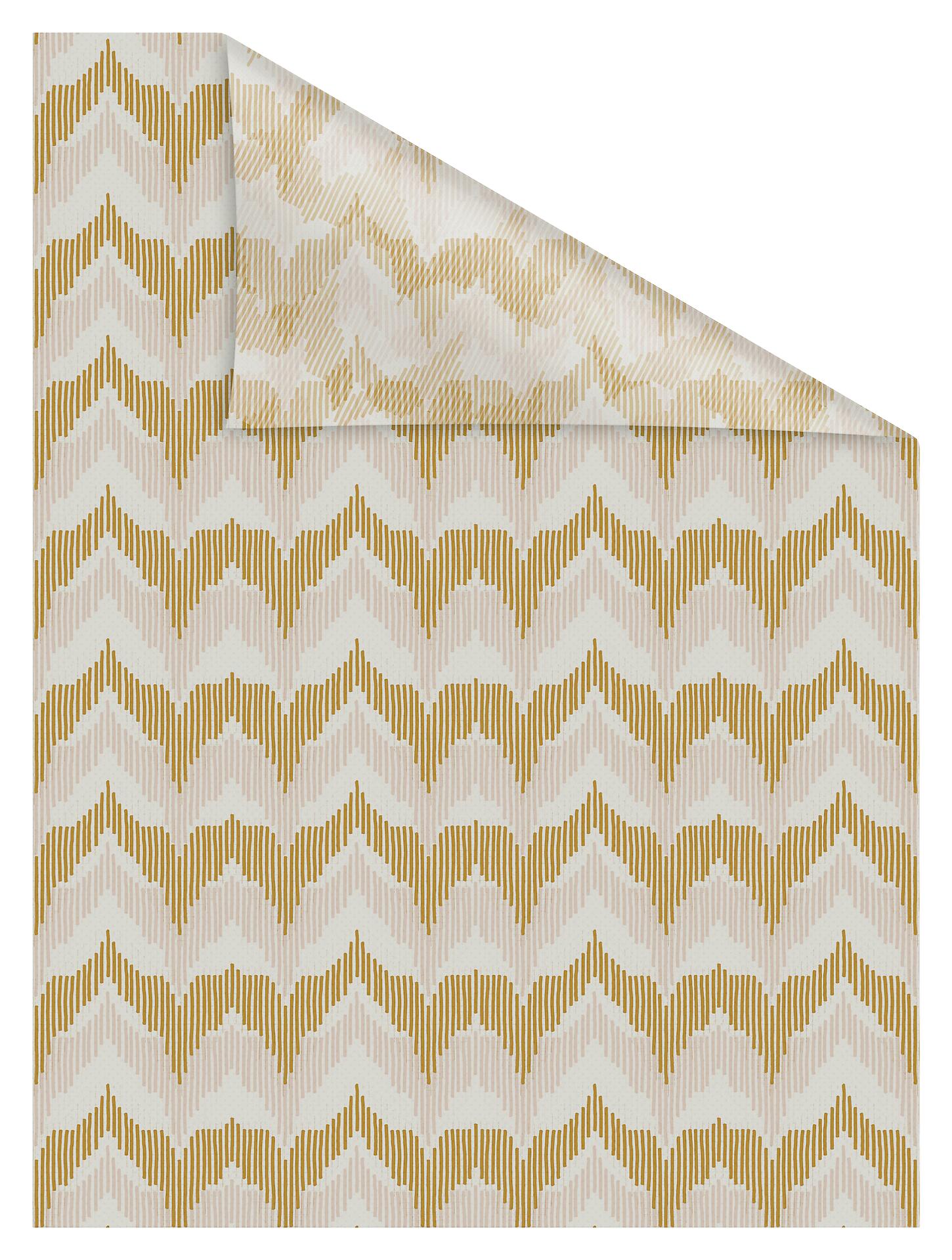 LICHTBLICK Fensterfolie Zig Zag Floral Zig Zag gelb B/L: ca. 100x100 cm