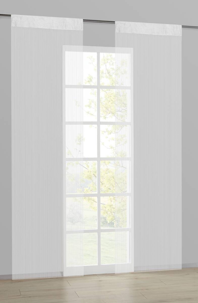 POCOline Fadenvorhang String weiß B/L: ca. 90x245 cm
