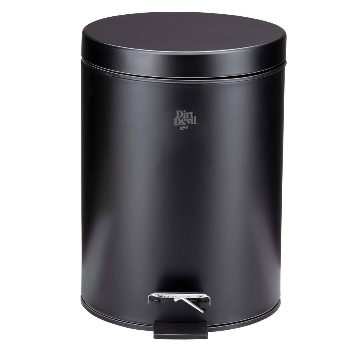 Dirt Devil Treteimer schwarz Edelstahl H/D: ca. 28x20,5 cm