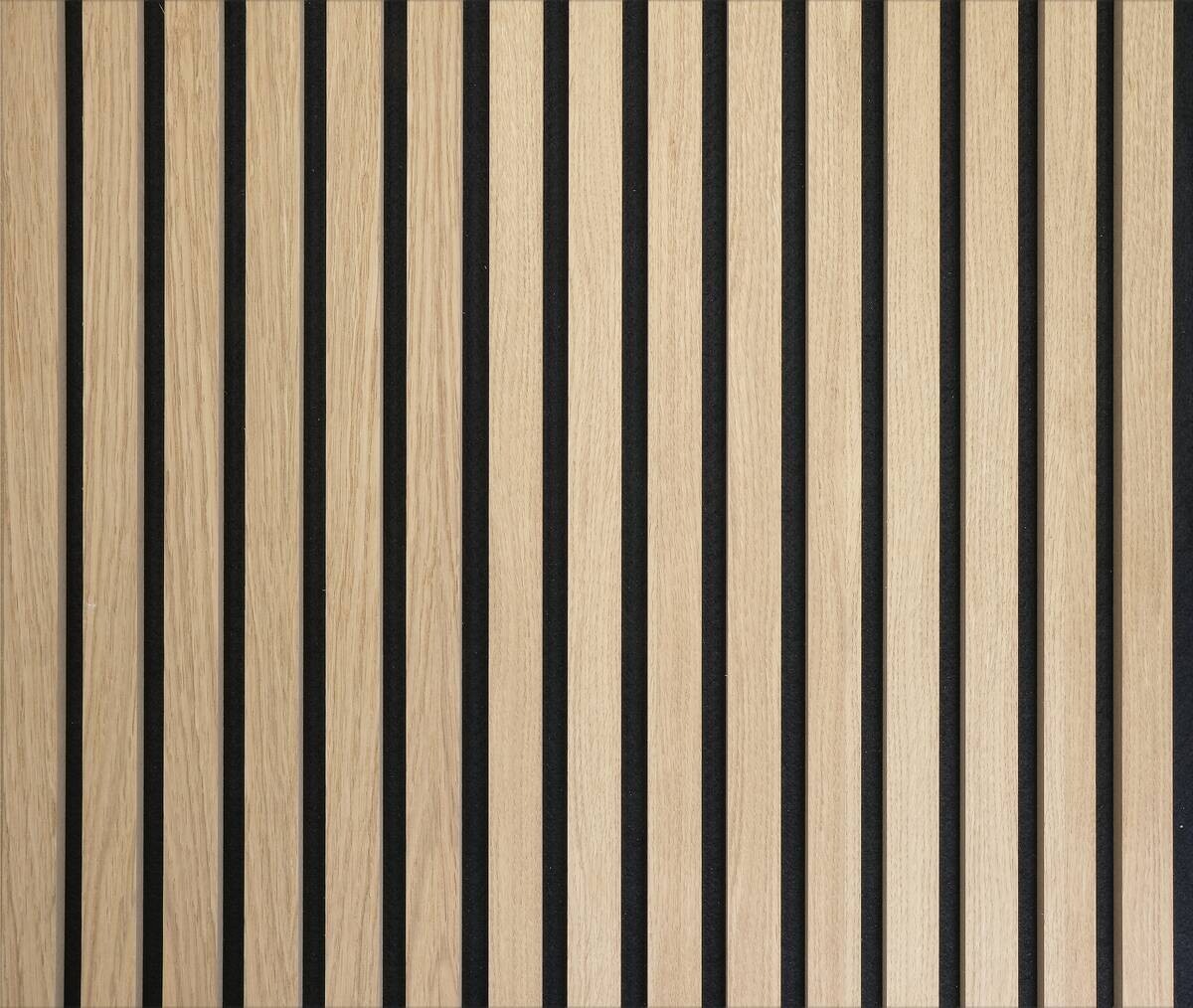 Akustikpaneel Eiche natur L/B/H: ca. 1,9x56,1x240 cm pro Stück Akustikpaneel Eiche natur L/B/H: ca. 1,9x56,1x240 cm pro Stück