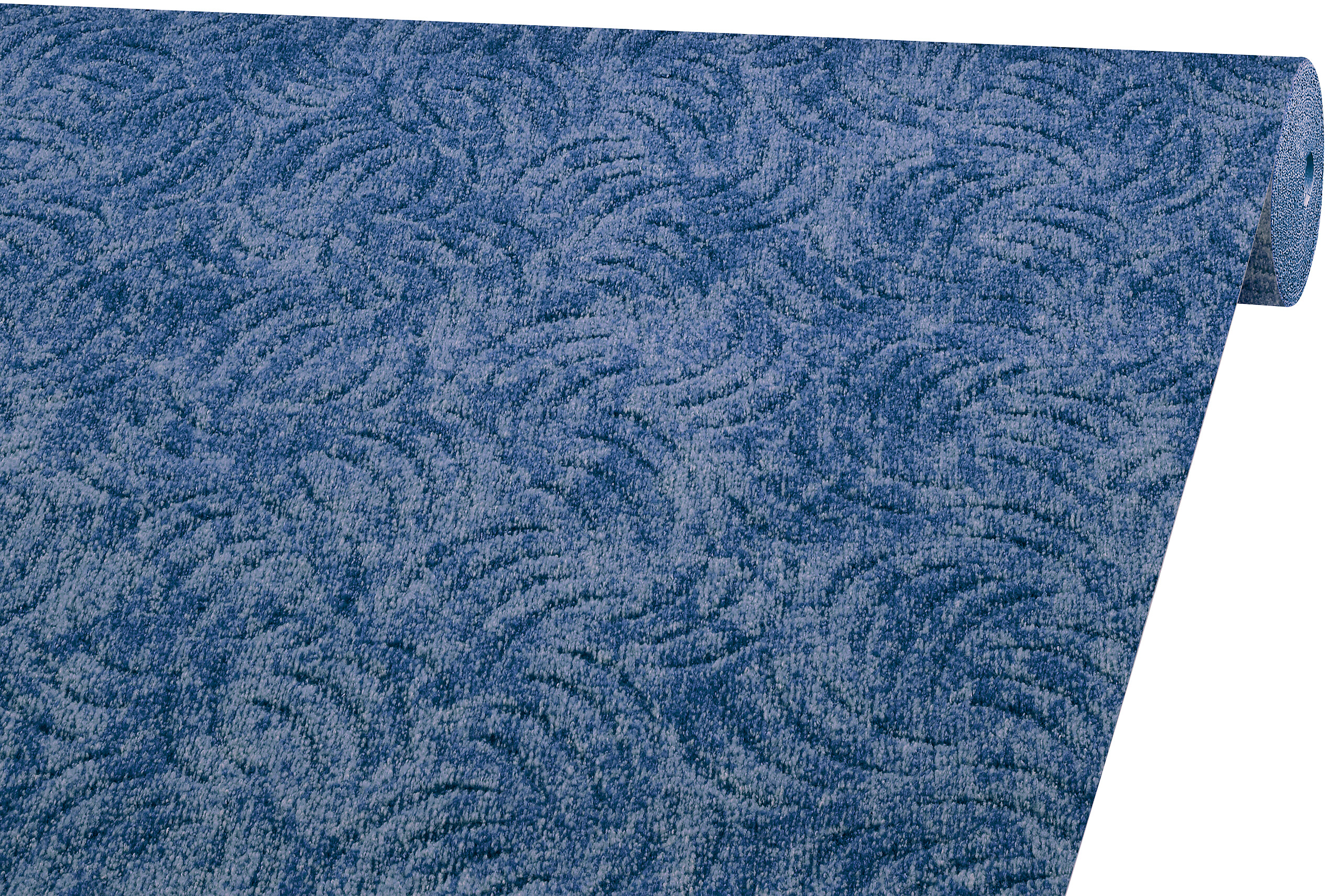 Teppichboden Milano blau B: ca. 500 cm pro m²