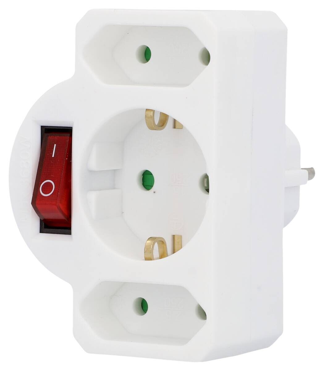 Zwischenstecker weiß ca. 250 V