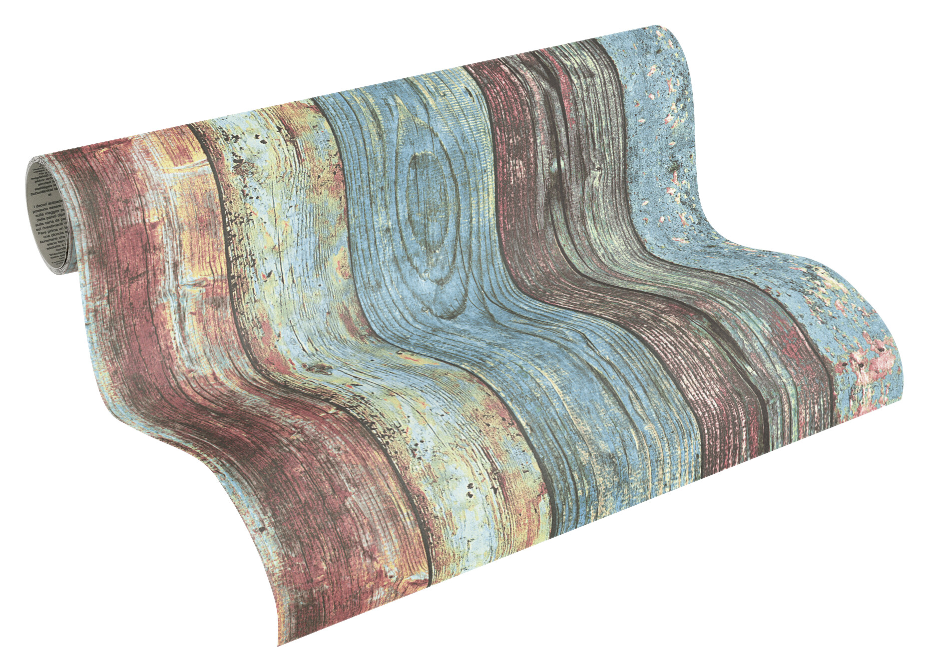 A.S.Creation Tapete blau braun beige B/H/D: ca. 52x250x7,5 cm