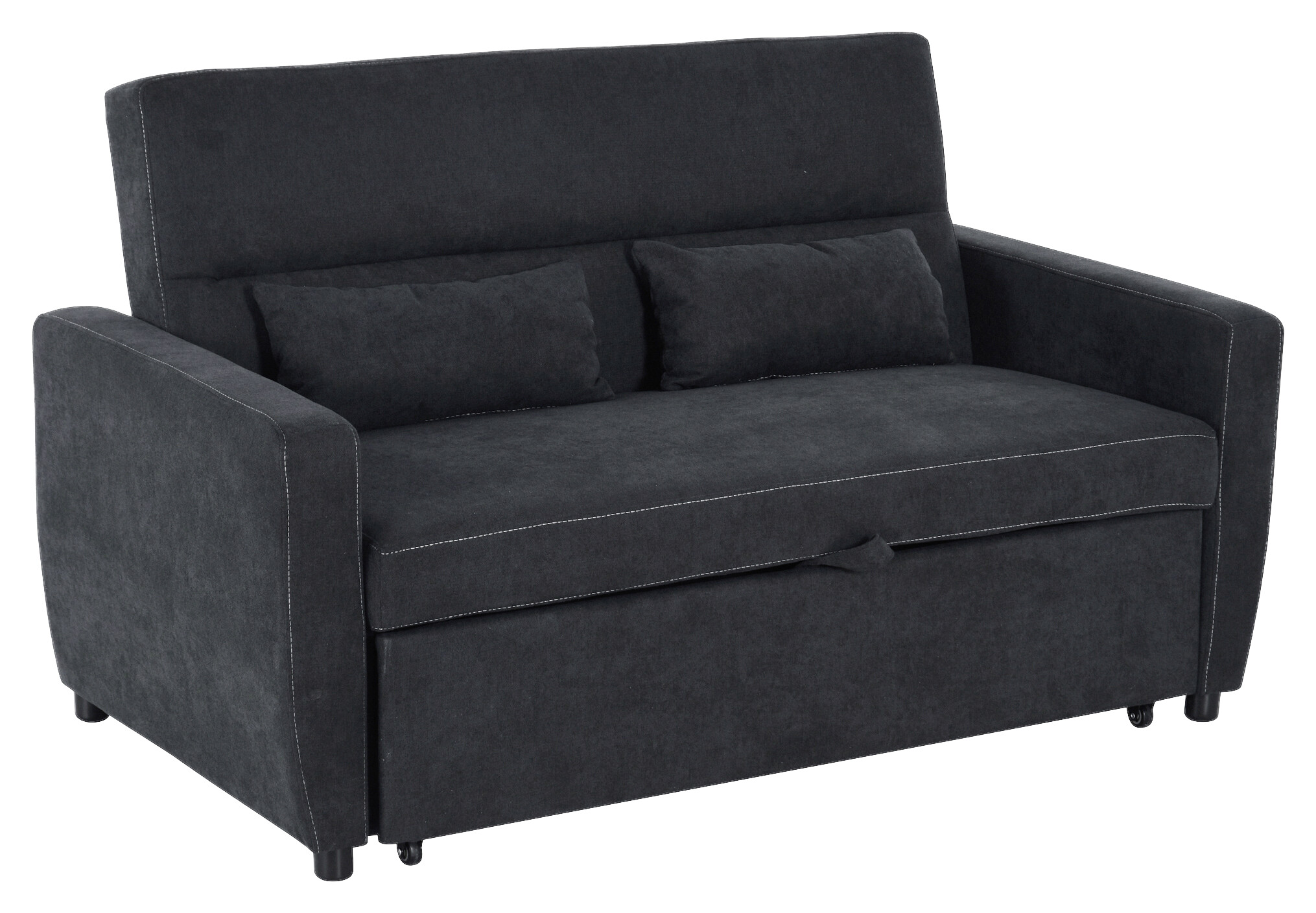 HOMCOM Schlafsofa 833-834 schwarz B/H/T: ca. 148x89x82 cm