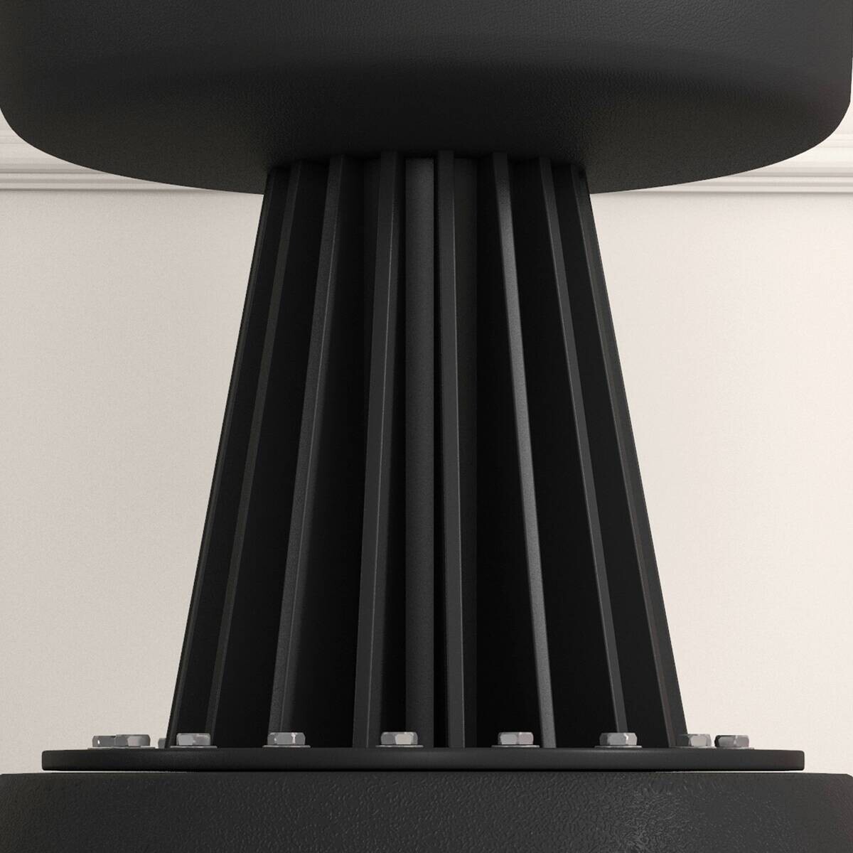 SPORTNOW Fitness-Zubehör schwarz Edelstahl B/H/L: ca. 57x57x175 cm