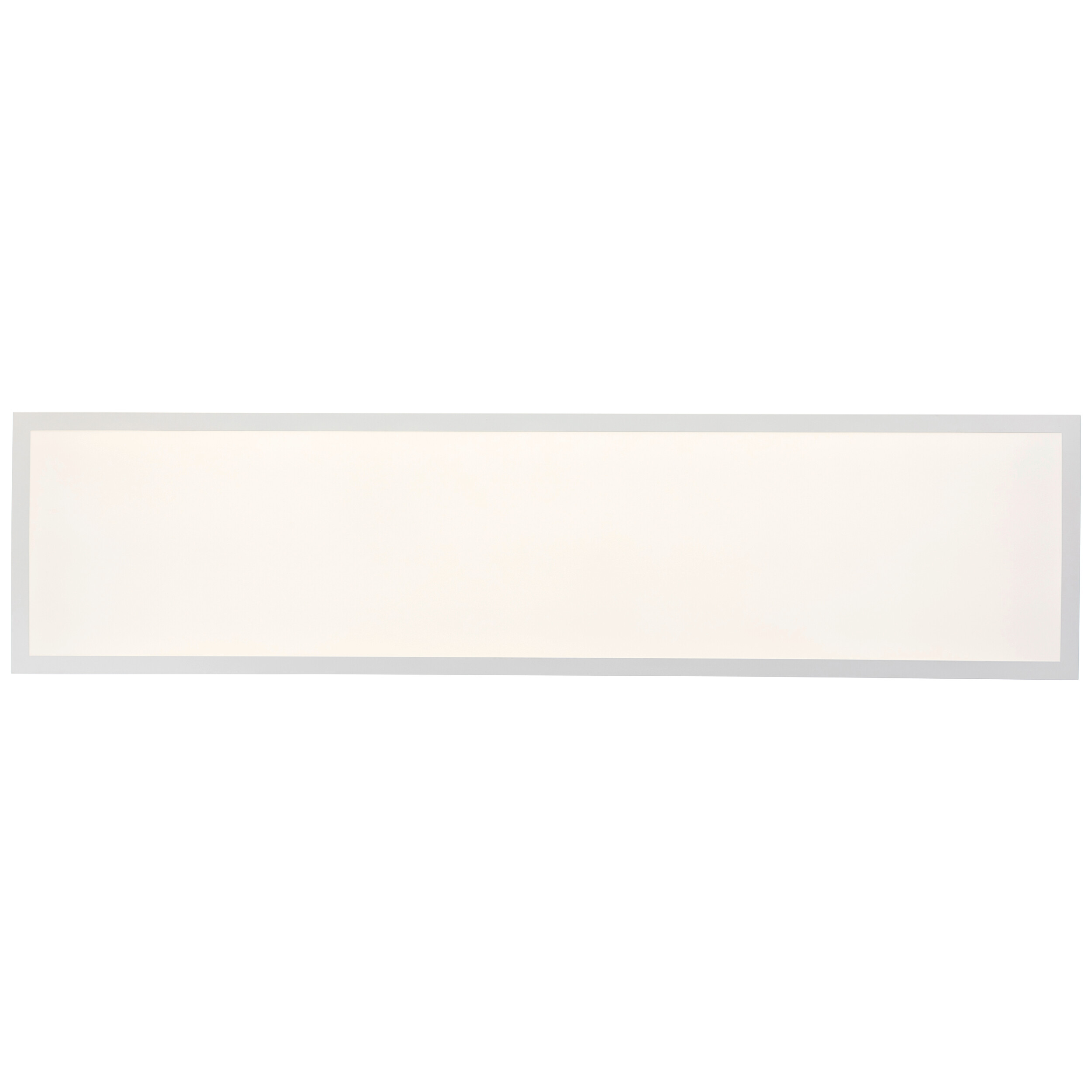 Brilliant LED-Deckenleuchte Briston weiß Metall Kunststoff B/H/L: ca. 122,5x8x33 cm