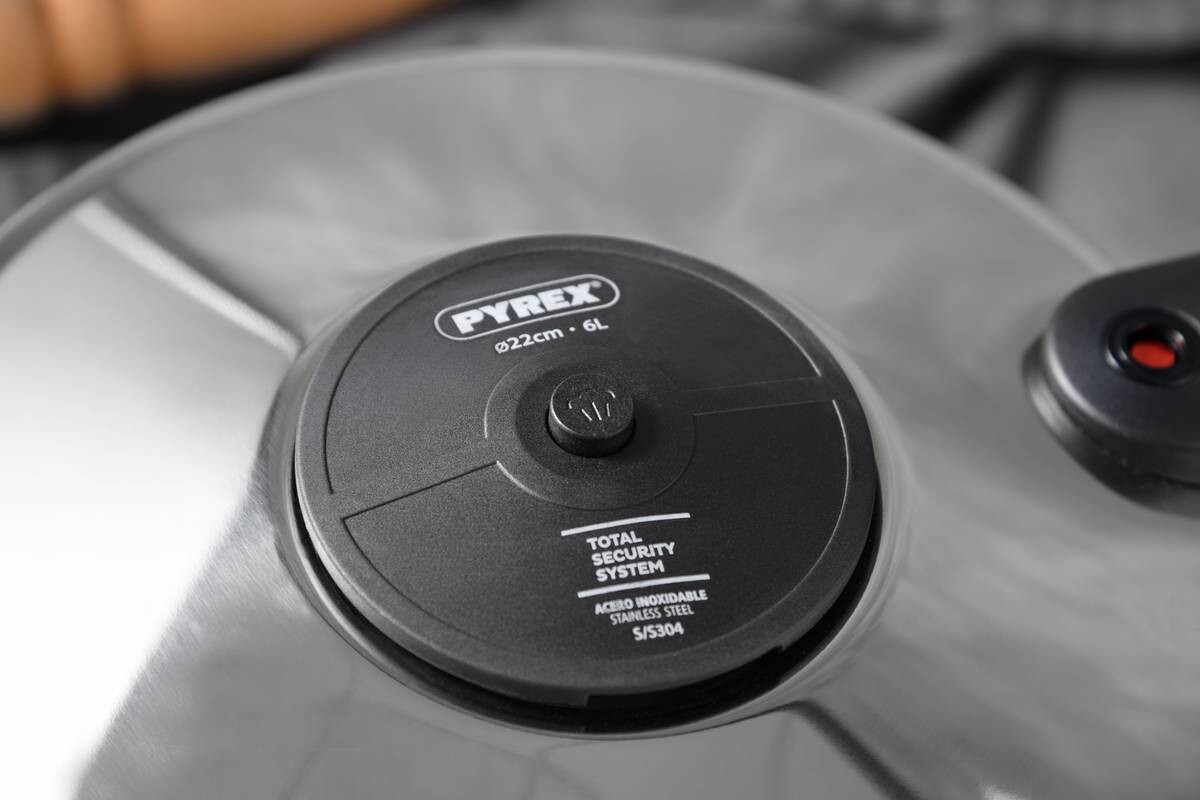 PYREX Schnellkochtopf Grace silber Edelstahl