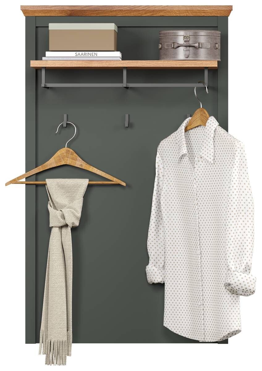 Garderobenpaneel Stanton tannengrün Eiche Evoke Coast Nachbildung B/H/T: ca. 77x123x28 cm