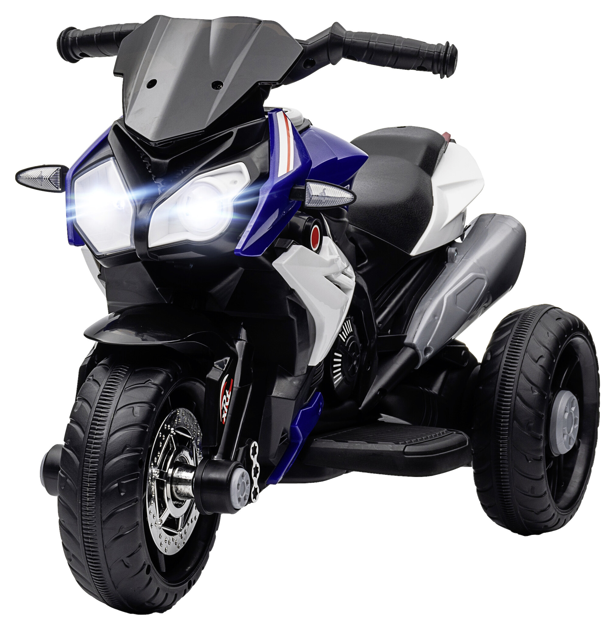 HOMCOM Kinder Elektromotorrad weiß B/H/L: ca. 42x52x86 cm