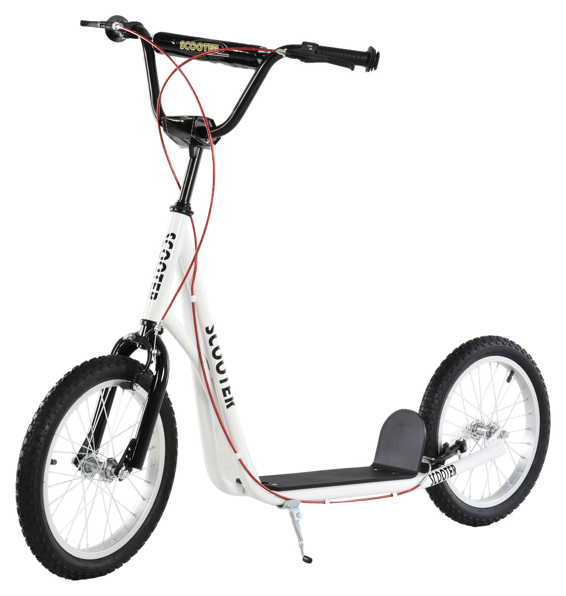 HOMCOM Kinderscooter weiß