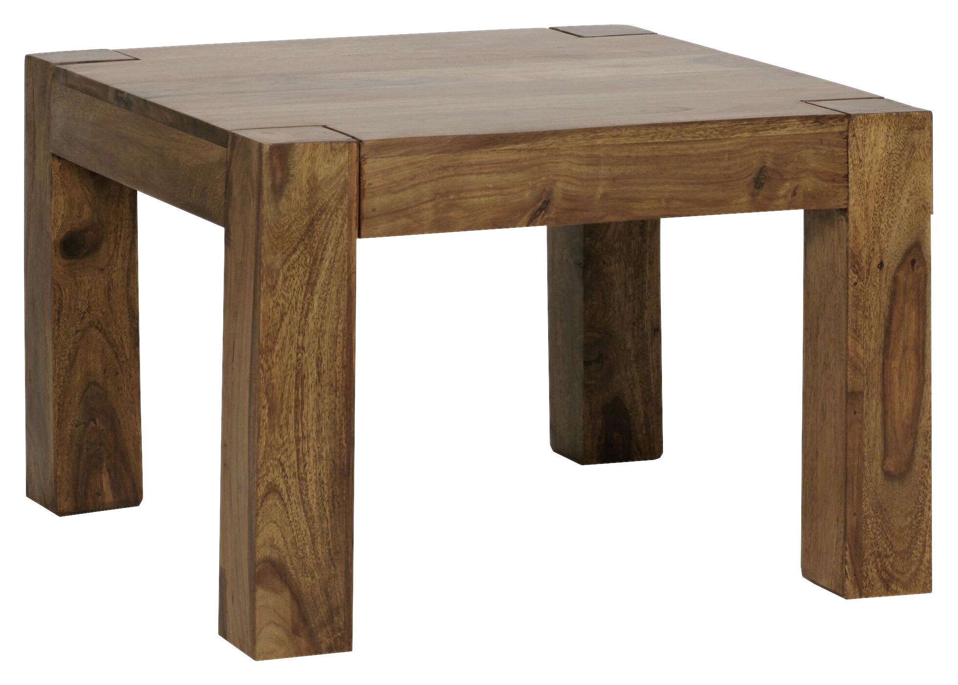 Wohnling Couchtisch natur Echtholz B/H/T: ca. 60x40x60 cm