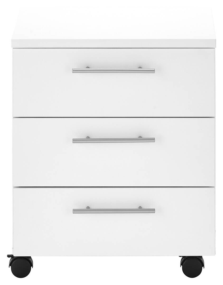 Rollcontainer Ben weiß B/H/T: ca. 40x56x39 cm