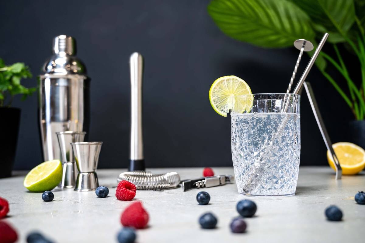 alpina Cocktailset silber Edelstahl